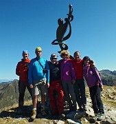 MONTE CADELLE (2483 m)ad anello da Foppolo con discesa dal Passo dei Lupi e di Dordona il 27 novembre 2014 - FOTOGALLERY